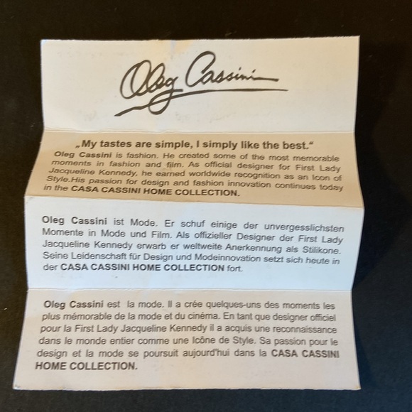 New in Box Oleg Cassini Crystal Bottle Stoppers Faceted Clear Heavy Weight NiCE - Picture 15 of 16